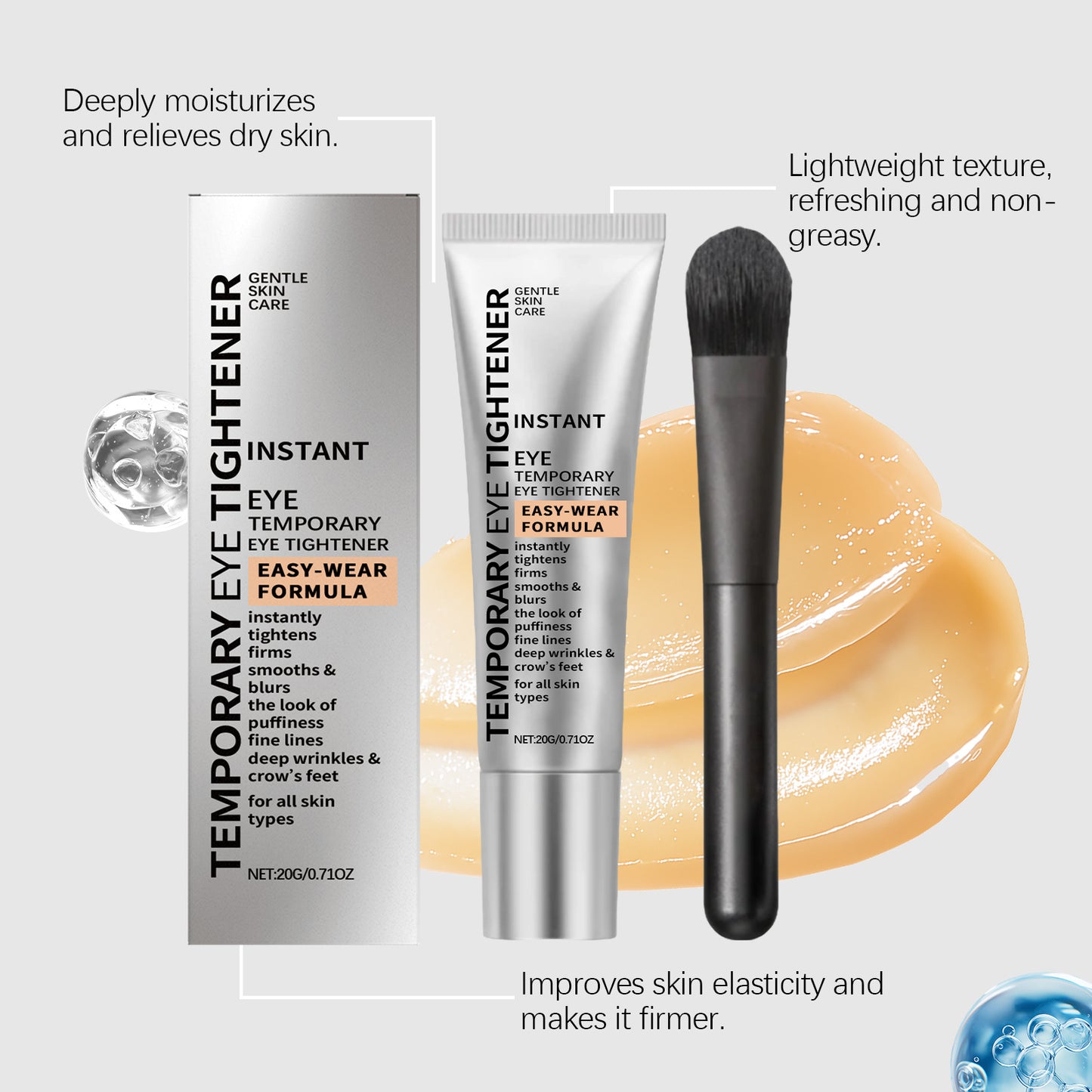 Instant Eye Tightener Cream – Reduce Wrinkles, Puffiness & Dark Circles (20g)
